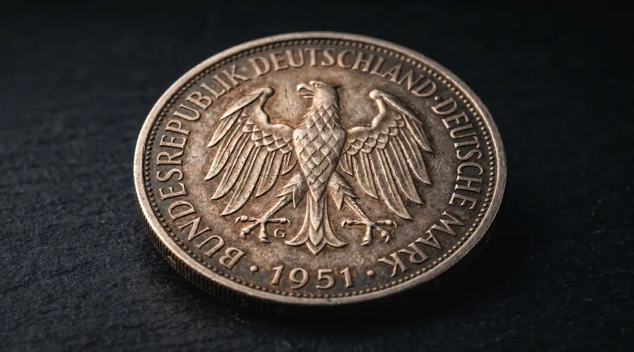 Deutsche Mark 1951 – seltener Adenauer-Jahrgang in Silber